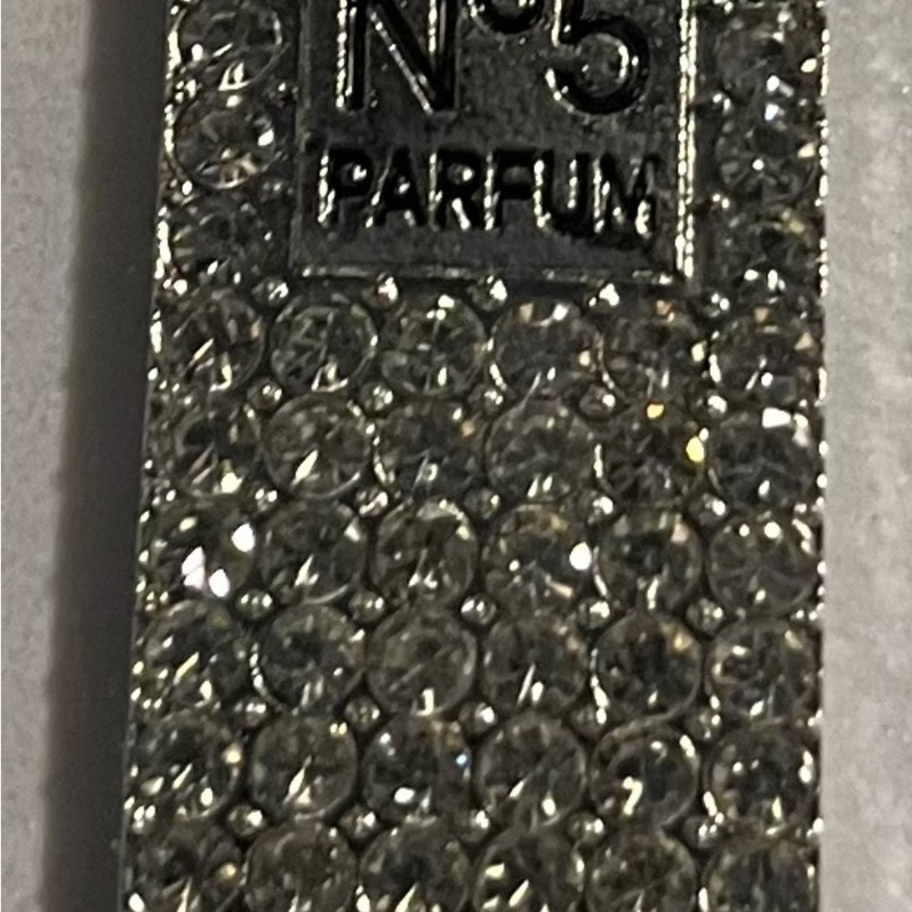 Rhinestone Silver Keychain Nwt - image 4